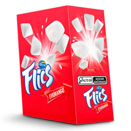 FLICS CHICLE MORANGO